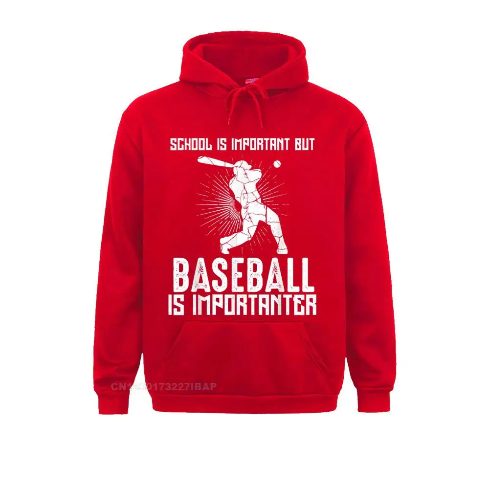 thumbnail image 1 of La escuela es importante, pero el béisbol es más importante. Sudadera con capucha divertida para hombre. Sudadera con capucha cómoda y ajustada., 1 of 5