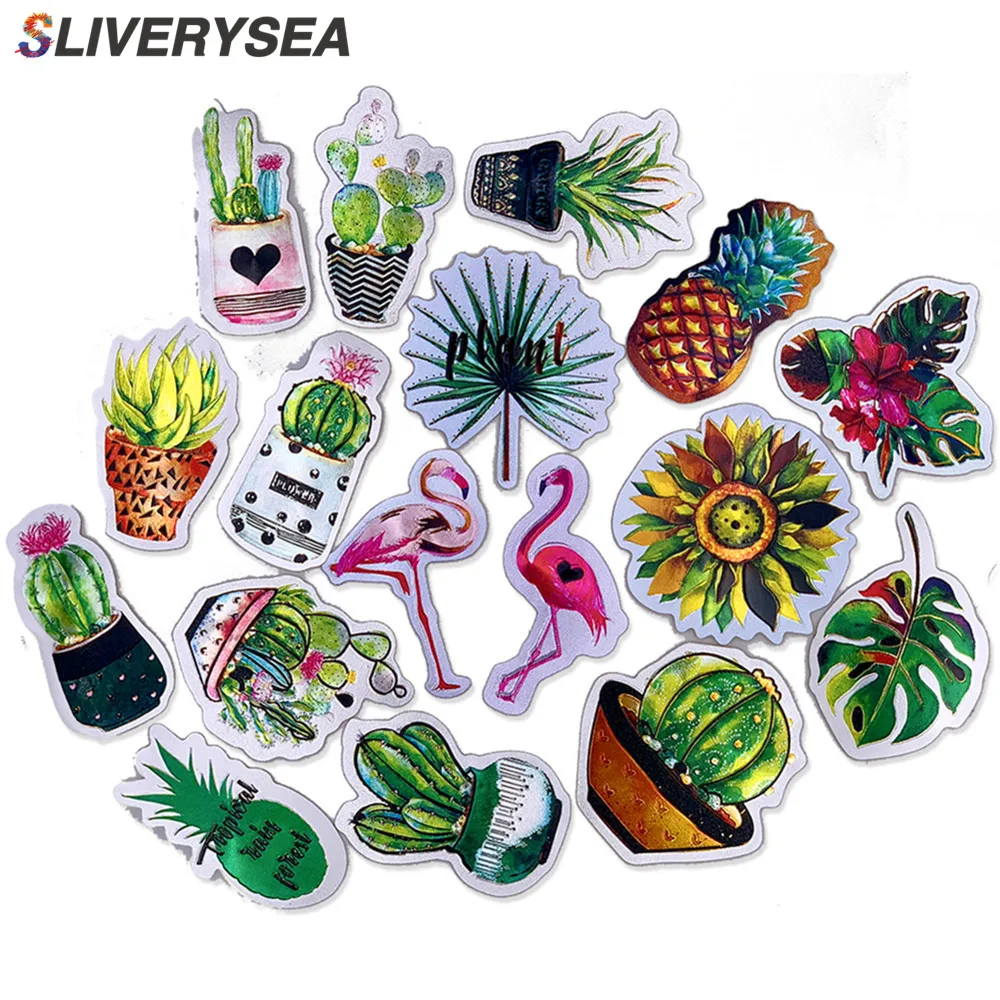 

29PCS Originality Tropical Rainforest Flowers Flamingo Cute Sticker Car stickers for Laptops Scrapbooks Kids Crafts
