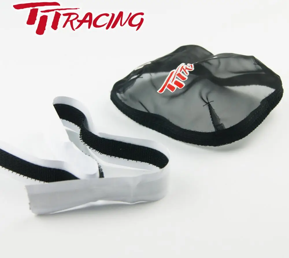 Black Pull Start Dust Cover With Velcro For HPI Rovan KM Baja Buggy 5B 5T SC | Игрушки и хобби