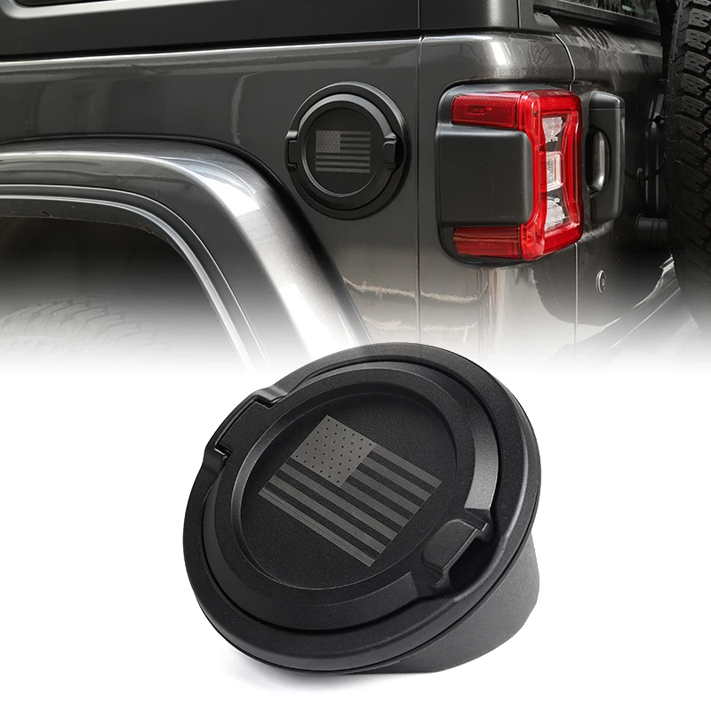 USA Flag BAWA крышка бака для Jeep Wrangler JL+ ABS Автомобильный газовый топливный бак крышка для Jeep Wrangler JL внешние части - Цвет: USA Flag