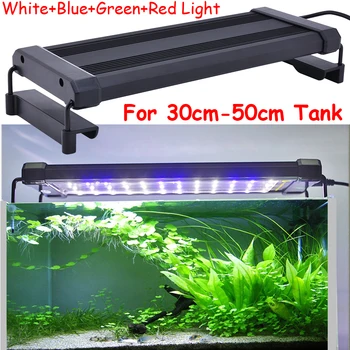 

Sale Aquarium LED Lighting Lamp 30-50cm Full Spectrum Aquatic Plant Fish Tank LED Light with Plug Clip on Lamp For Fish Tank Q25