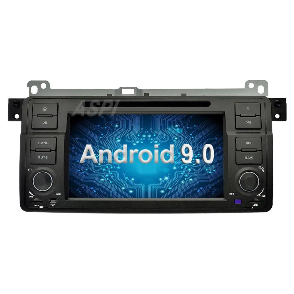Android 9 0 автомобильная спутниковая навигация DVD плеер для BMW E46 M3 стереосистема
