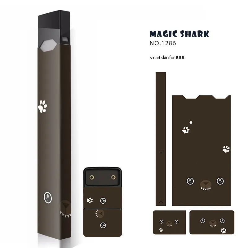 Модная стерео пленка Magic Shark 2.5d Стикеры для электронной сигареты Juul аксессуар