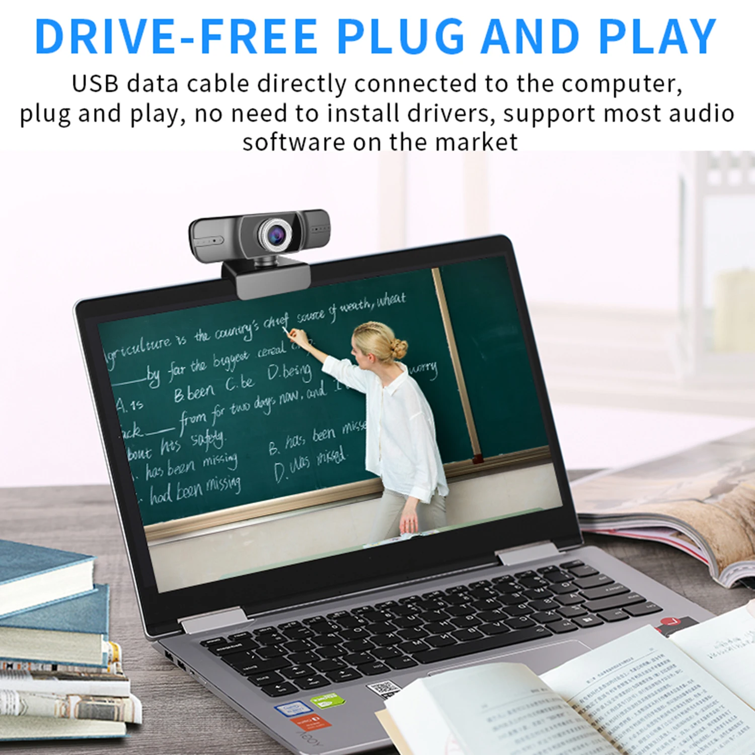 USB 1080P веб камера с двойным микрофоном 120 градусов|Веб-камеры| |