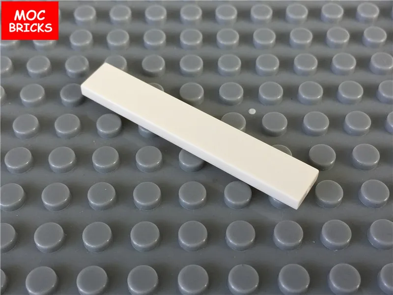20 шт./лот кубики Moc сделай сам плитки на заказ 1x6 подходят для 6636 образовательных