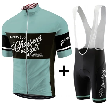 

2020 Morvelo transpirable verano bibers de Jersey de ciclismo Set deporte de bicicleta ropa camisa