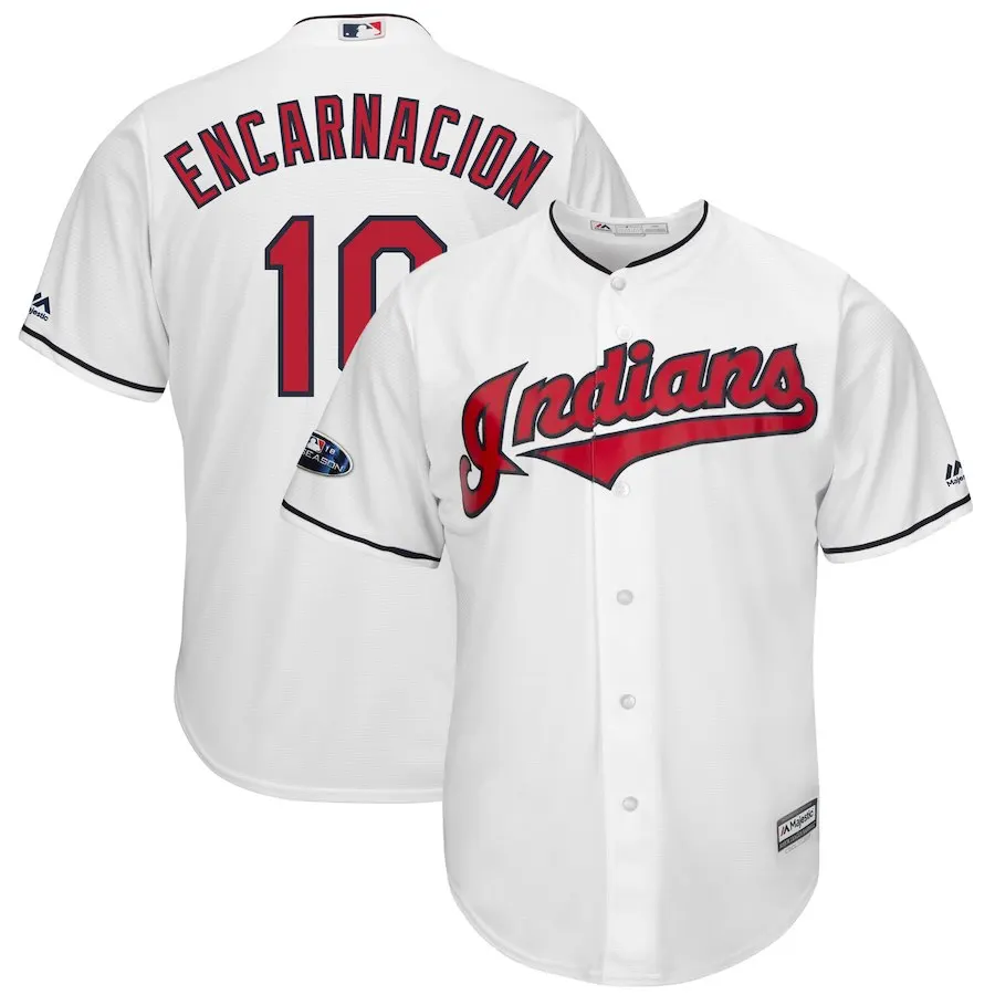 Мужчины Кливленд Майкл Брэнтли Джейсон Kipnis Corey Kluber Edwin Encarnacion Jose Ramirez Francisco Lindor Trevor Bauer Jersey