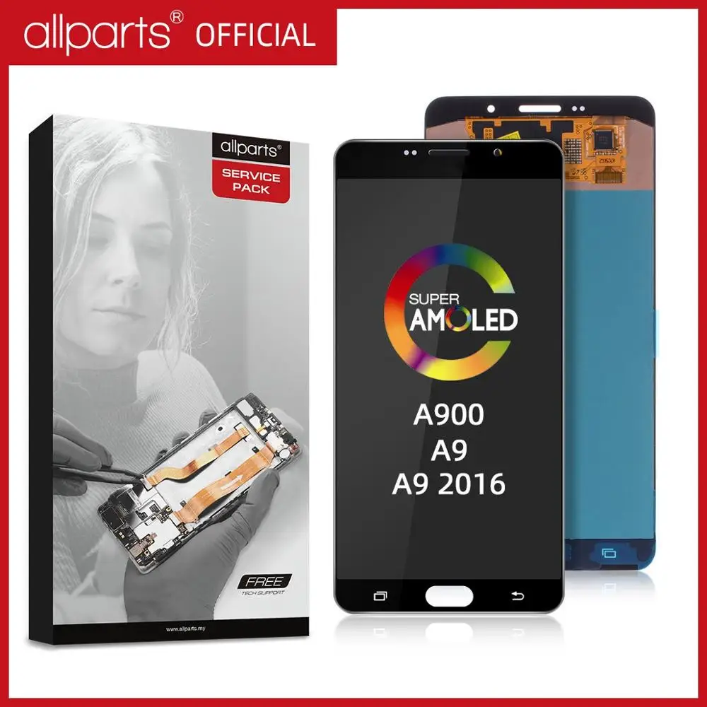 AMOLED Дисплей для SAMSUNG Galaxy A9 A9000 LCD в сборе с тачскрином Оригинал черный белый |