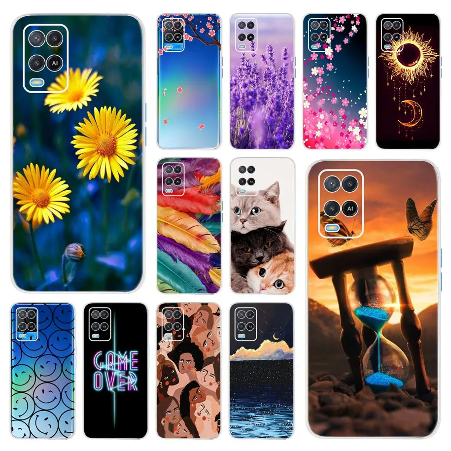 Fashion Patterned Silicone Phone Case - Soft TPU Bumper Cover