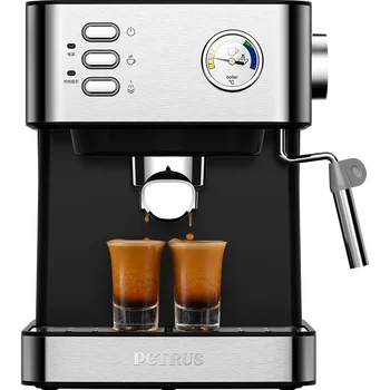 

The Coffee Machine Household Small Semi-automatic Italian Commercial Steam Runs Frothed Milk