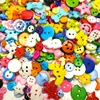 suoja U PICK 50/100PCS/lot New Lots Colors Flatback Smile Plastic Buttons Children's Apparel Sewing Accessories DIY Scrapbooking ► Photo 2/5