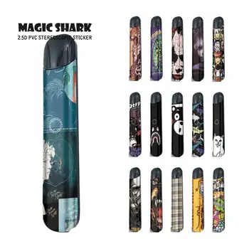 

Magic Shark Fashion Batman Berry Petal Crayon Shinchan V-Vendetta Wraps Case Cover Film Sticker for Relx Alpha A