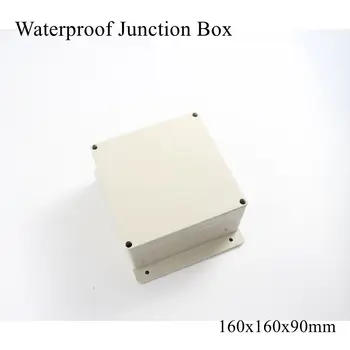 

160x160x90mm Waterproof Plastic Junction Box Outdoor Enclosure Box Electronic Housing Instrument Case ABS IP65 Wire 160*160*90mm