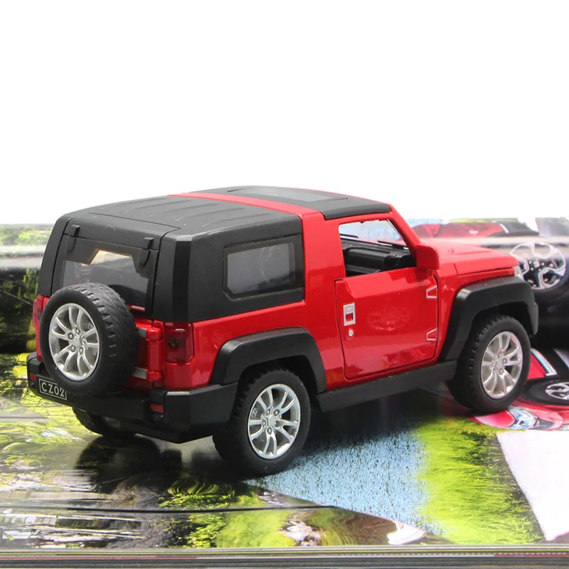 

Model Hummer Off-road Car Model Alloy Car Model Sound And Light Warrior Off-road Car Metal CHILDREN'S Toy Warrior Car