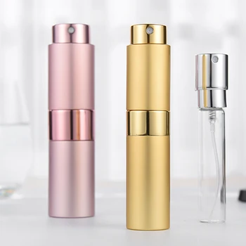 

6PCS 8ML Portable Mini Refillable Perfume Bottle cosmetic spray bottle travel sub-bottle liner glass support Wholesale