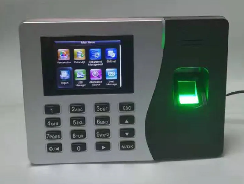 K14 TCP/IP Fingerprint Time Attendance With Free Software ZK Biometric Fingerprint Time Clock