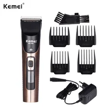 100-240 В Kemei профессиональная ЖК-машинка для стрижки волос Электрический триммер для волос для мужчин и детей быстрая перезаряжаемая машинка для стрижки волос