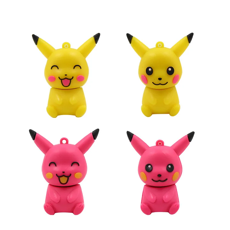 Usb флеш-накопитель 128 ГБ шариковая ручка эльфа 64 Гб pokemon Pikachu pendrive 32 ГБ 16 ГБ 8 ГБ 4 ГБ usb memory stick usb 2,0