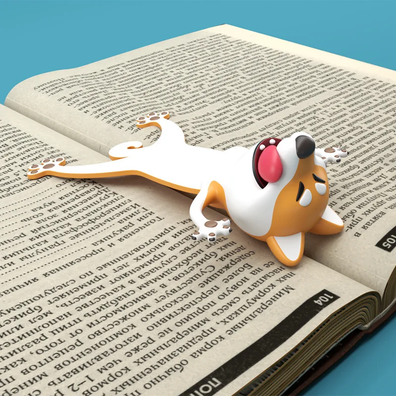 3d estéreo Cartoon animal marcadores gato panda Book Kids regalos marks d4w9