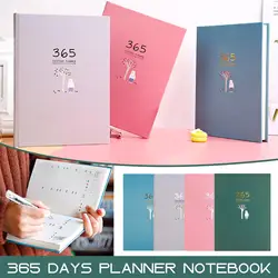 Carnet de Calendrier Livre Programme Liste Livre 365 Jours Planificateur Cahier 