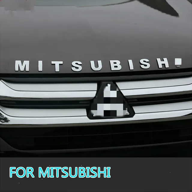 US $9.84 New For Mitsubishi Outlander Car Styling Hood Car Emblem Cover Sticker 3D Letters Sports Style Case