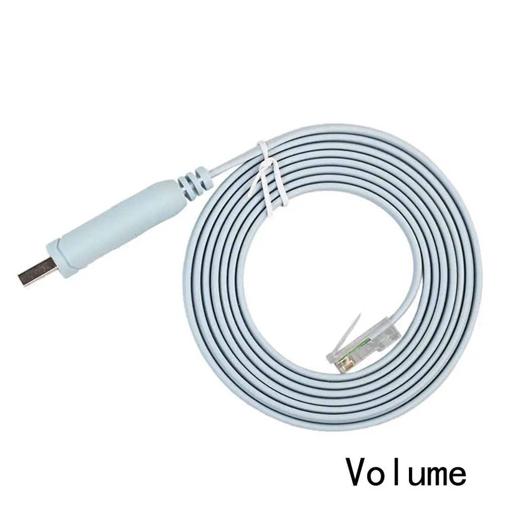 1,8 м Прочный ПВХ USB к RJ45 кабель подходит для USB консольного кабеля FTDI 744664241835 A7H5 PL