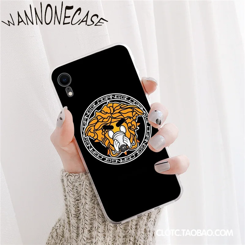 Мягкий силиконовый чехол для телефона WANNONECASE Glo Gang iPhone 8 7 6 6S Plus X XS MAX 5 5S SE XR 11 11pro