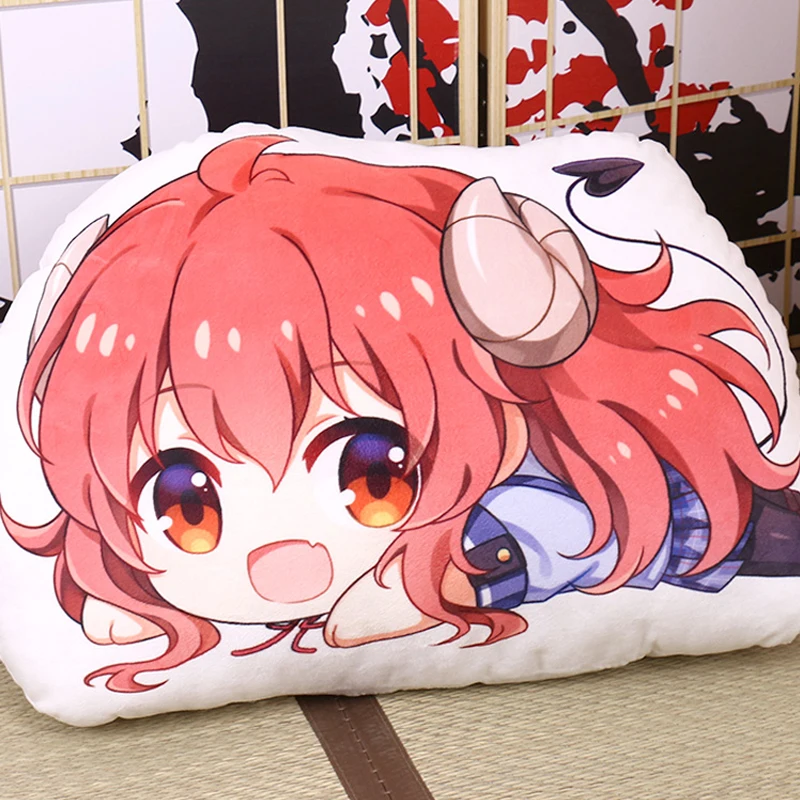 Anime Machikado Mazoku Yuko Yoshida Double-sided Plush Doll Cartoon Cosplay Cute Throw Pillow Gift Cushion