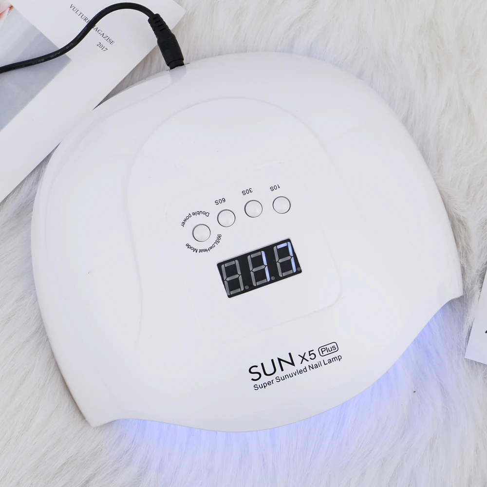 Лампа SUN X5 Plus УФ/LED для сушки ногтей сушилка с автоматическим датчиком гель лака