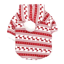 Рождественская елка с принтом, костюм для собак, пальто с капюшоном для питомцев, кофты с капюшоном, одежда для собак, костюм, украшение на Рождество