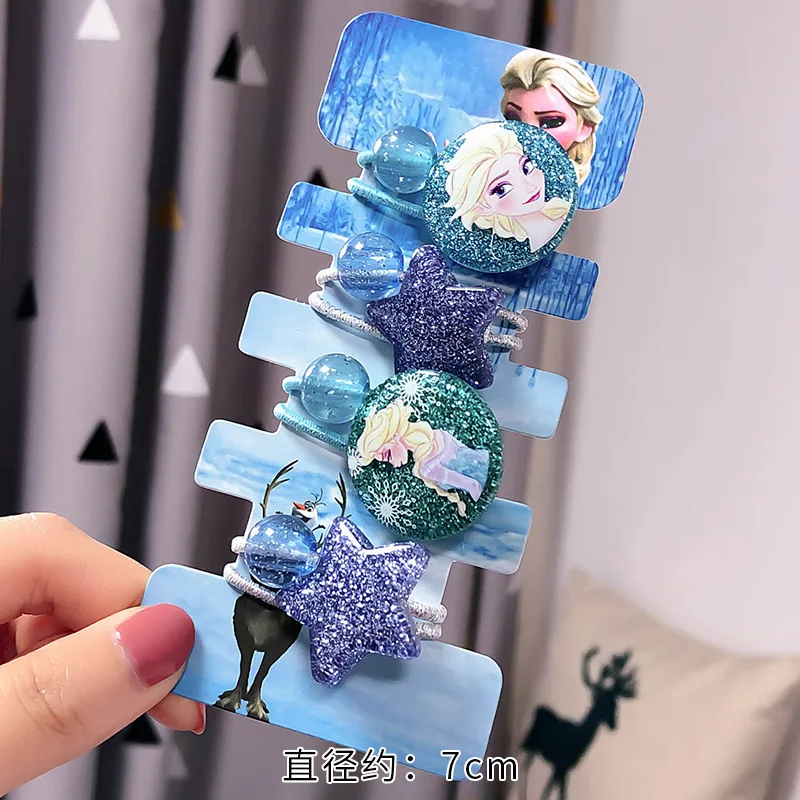 Frozen2 заколка для волос Принцесса Аиша головной убор бант девушки ювелирные