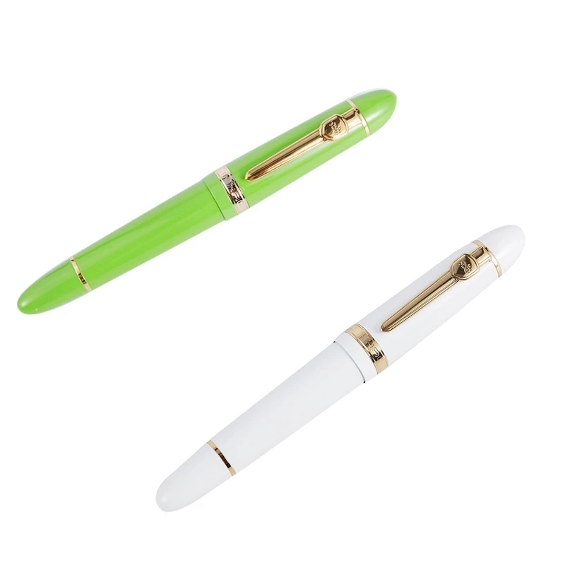 Jinhao 2 предмета 159 18Kgp 0 7 мм СРЕДНИЙ перо с широким основанием авторучка Бесплатная