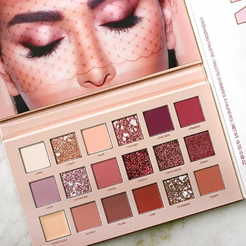 

18 Colors Nude Shining Eyeshadow Matte Makeup Glitter Pigment Smoky Eye Shadow Pallete Waterproof Powder 9 Colors Cosmetics