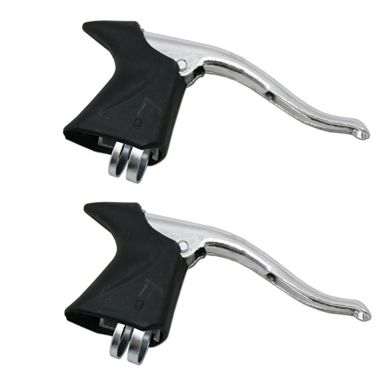 1 Paar Racefiets Drop Bar Dubbele Handvat Rem Hevels Racing Fiets Fixed  Gear Dual-Control Handremmen Geschikt Voor C \u0026 V Brake - AliExpress Sports  \u0026 Entertainment