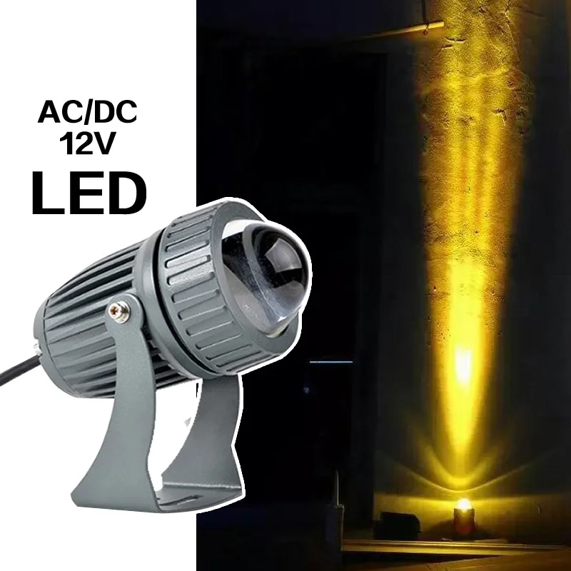 12V 18W 24W Outdoor LED Spotlights Gardon Landscape Hotel Home Lighting Warm Cold white Wall light IP67 Waterproof 6