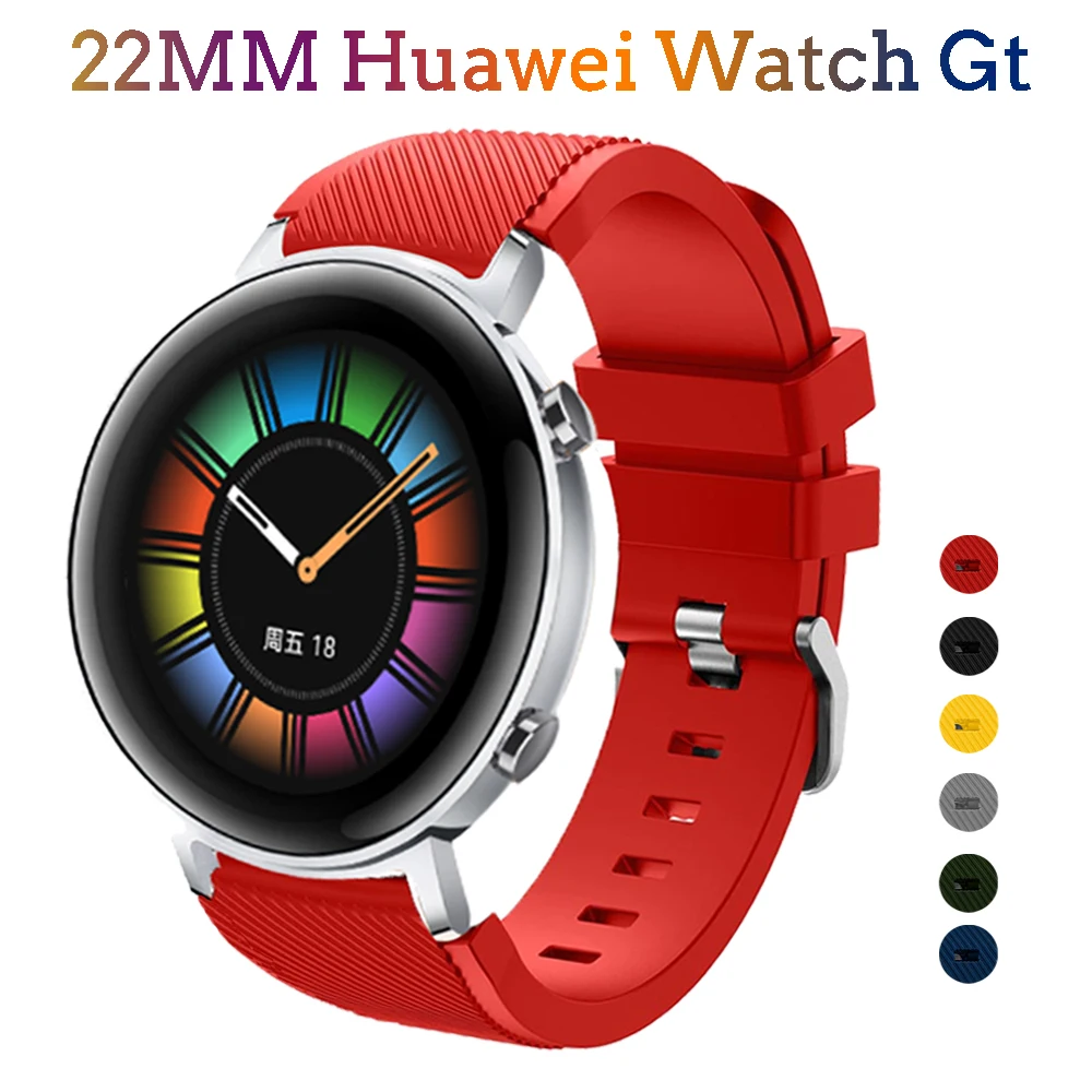 

Active 2 Strap For huawei watch gt 2 strap 46mm silicone bracelet wrist smart watchband 22mm watch band huawei watch gt2 46 mm