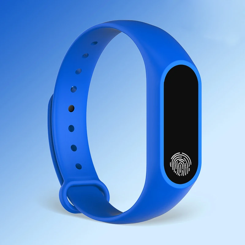 Спортивный Браслет Смарт-часы для женщин и мужчин Смарт-часы для Android IOS фитнес-трекер Электроника Смарт-часы напульсник SmartBand smarttach - Цвет: blue