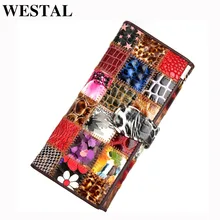 WESTAL, женский клатч, кошелек, женский, натуральная кожа, разноцветный Кошелек для монет, женские кожаные кошельки, Женский кошелек, сумочка для денег, 4202 WESTAL, женский клатч, кошелек, женский, натуральная кожа, разноцветный Кошелек для монет, женские кожаные кошельки, Женский кошелек, сумочка для денег, 4202