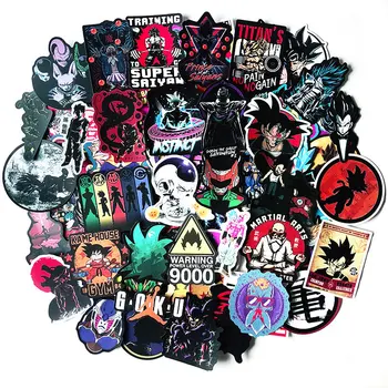 

100pcs/Pack Cartoon Anime DRAGON BALL Stickers Skateboard Suitcase Motorcycle Guitar Cool DIY Graffiti Sticker Kid Classic Toy