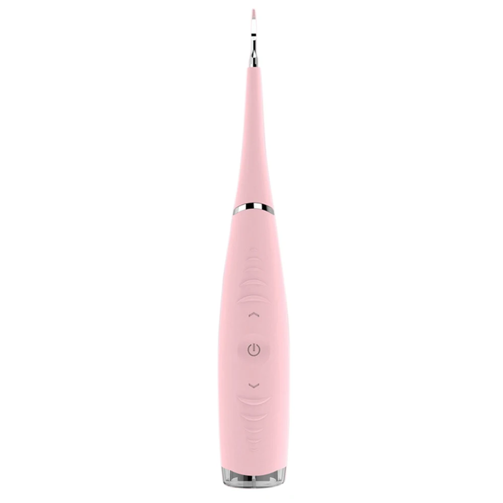 Bfaccia Electric Sonic Dental Scaler Tooth Calculus Remover Tooth Portable Stains Tartar Tool Dentist Whiten Teeth Health - Цвет: Pink