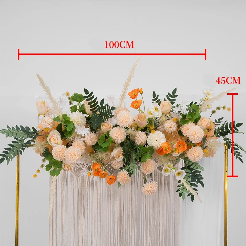 50 100cm de seda artificial flores diy