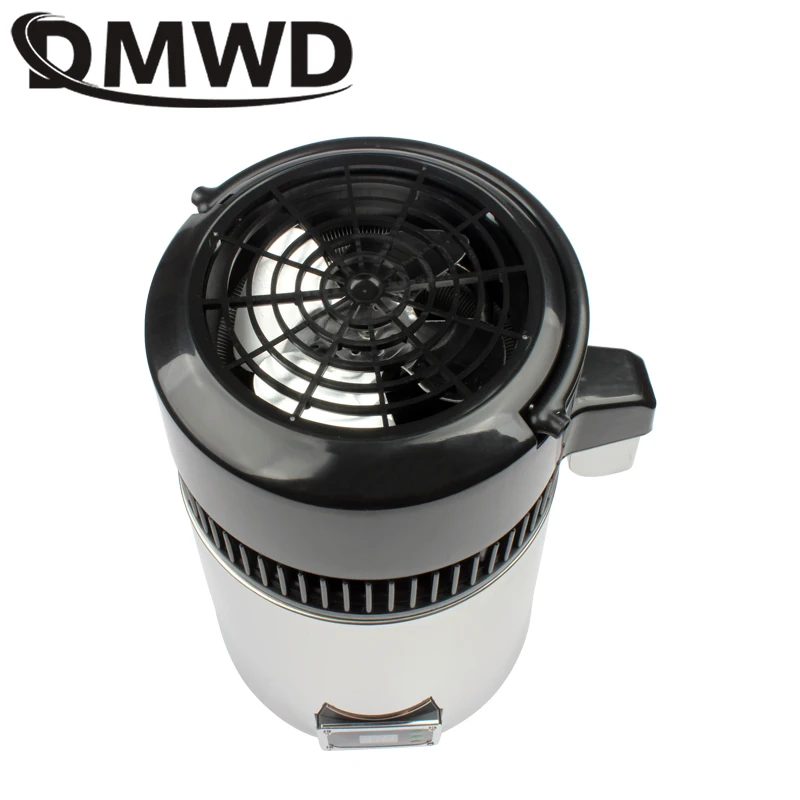 Goedkoop DMWD Zuiver Water Distilleerder 304 Roestvrijstalen Gedestilleerd Water Machine Dispenser Filter 4L Dental Destillatie Purifier 110V 220V