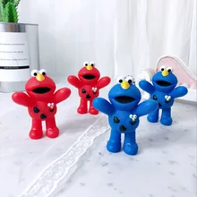 Корейский стиль Простой креативный Улица Сезам Элмо Печенья Монстр брелок Брелок Сумочка Кулон аксессуары для пар