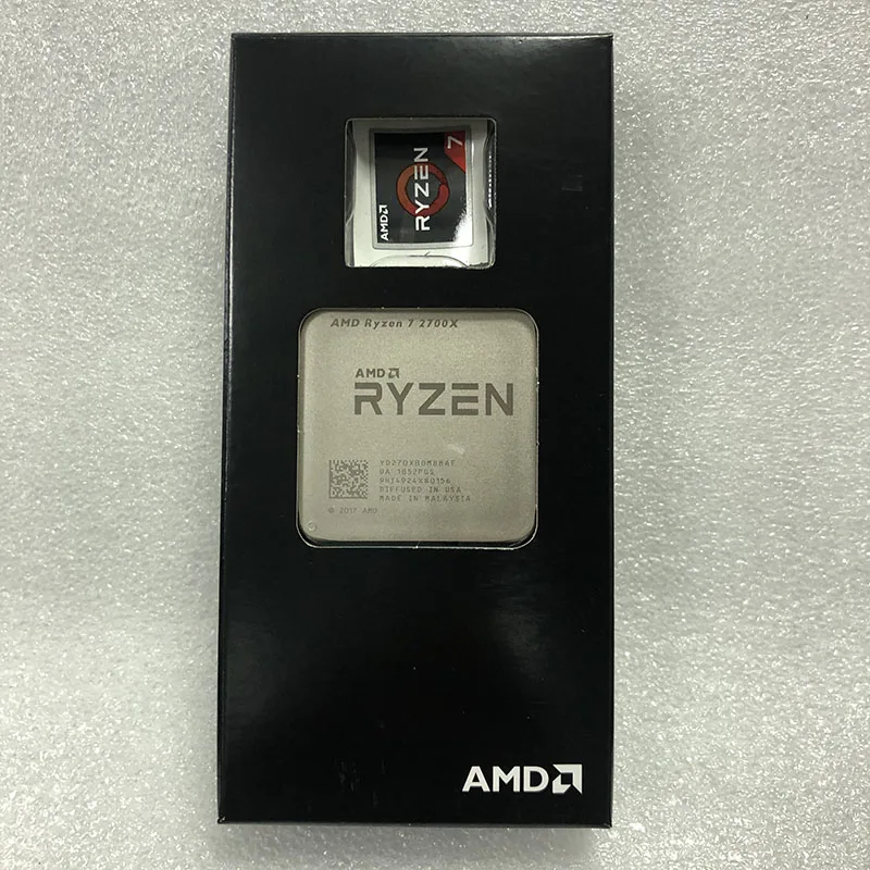 Процессор AMD Ryzen 7 2700X R7 2700X3,7 GHz 8-core Sinteen-wire 16M 105W cpu Процессор YD270XBGM88AF Socket AM4