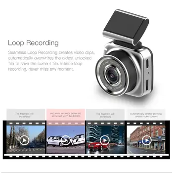 

New 1080P Car Driving Recorder Vehicle Camera 2.2in LCD Screen Car Dash Camera Loop Recording DVR Camcorder With G Sensor