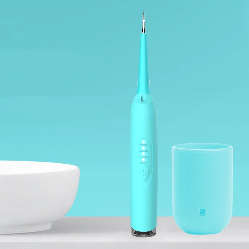 

DIDIHOU Modes Dental Scaler Tooth Cleaner Silicone Dentist Electric Dental Calculus Plaque New Remover Teeth Whitening