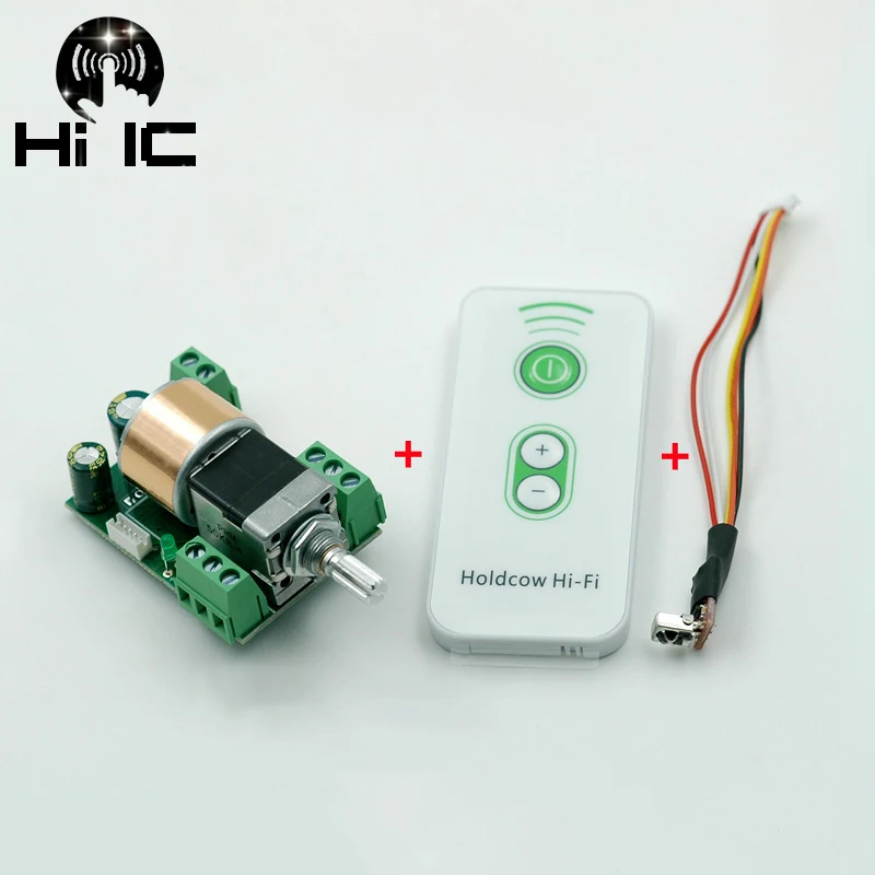 Hifi Áudio Controle Remoto Infravermelho Controle de Volume Ajustar Board Potenciômetro do Motor Pré-amplificador Ajusta o Amplificador de Tone de Volume