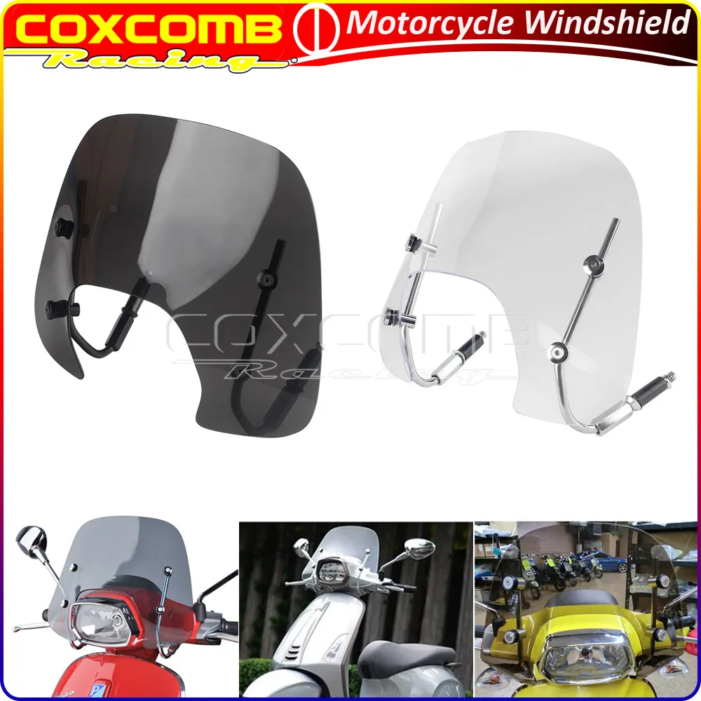 

Motorcycle Accessories Smoke/Clear Acrylic Front Screen Windshield Windscreen With Bracket Kit For Sprint 150 All Years