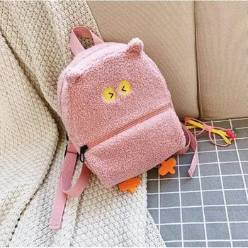 

Warm baby cartoon student schoolbag backpack cute fashion backpack girl travel backpack children schoolbag children gift