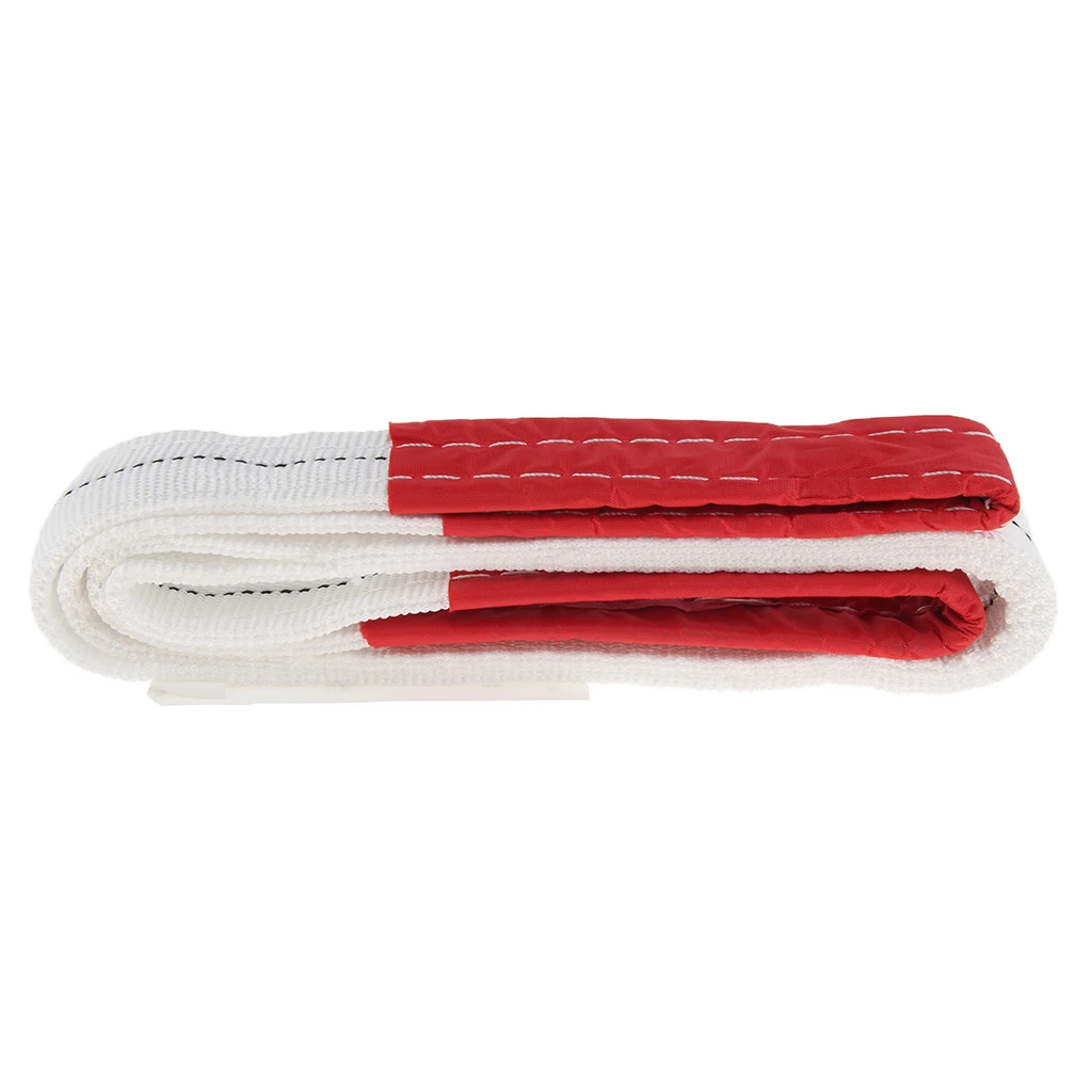 Double PLY Cover Endless Round Polyster Lifting Slings Tow Strap 1Ton 1meter